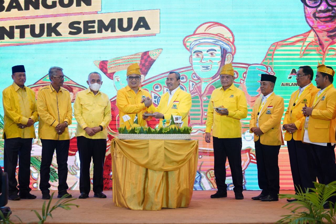 Acara syukuran HUT Golkar tingkat Provinsi Riau