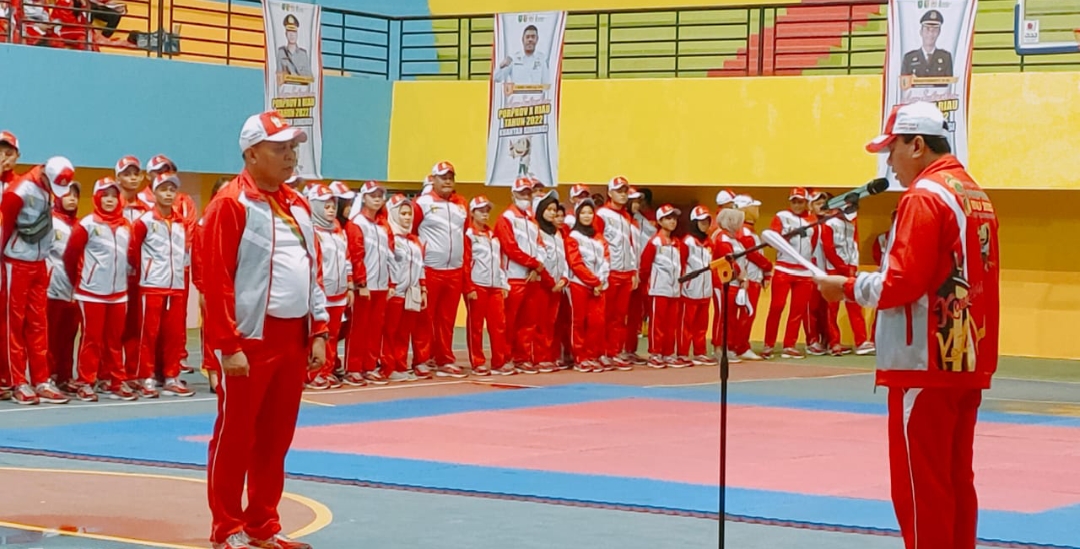 Pelepasan kontingen Porprov Kuansing