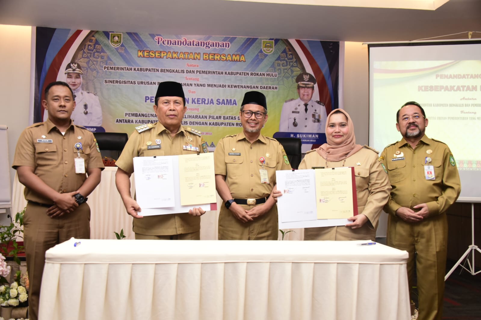 Usai penandatanganan kerja sama