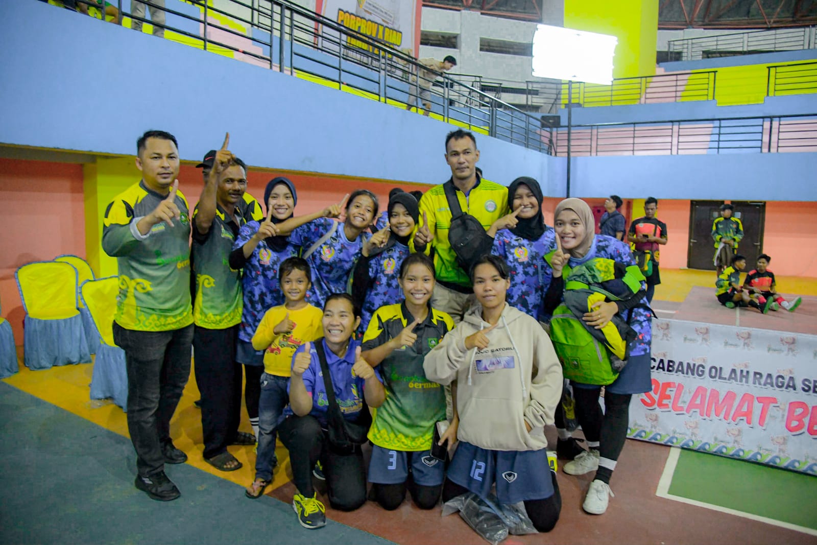 Atlet Sepak Takraw Putri Bengkalis