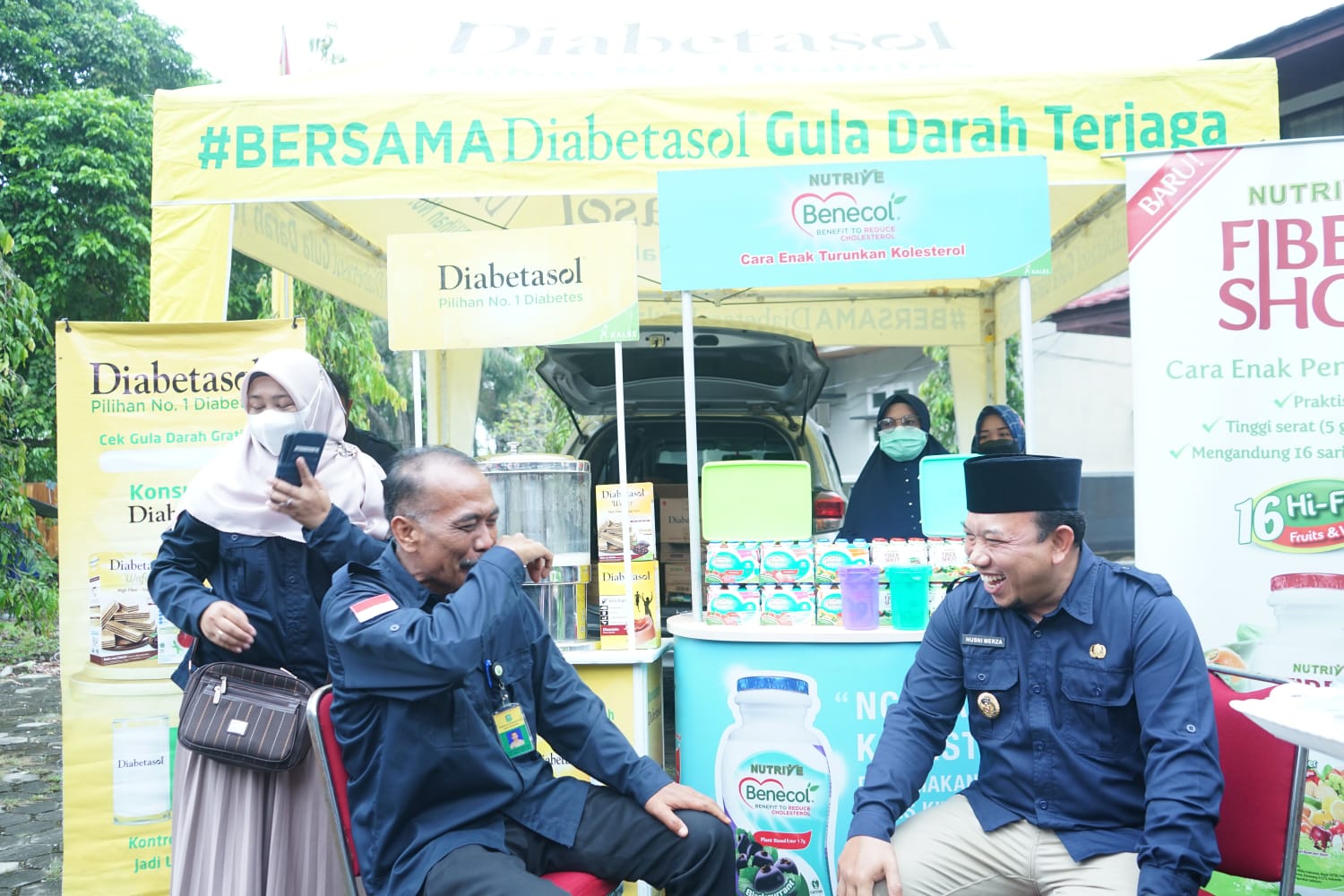 Layanan kesehatan di peringatan hari diabetes sedunia di Siak