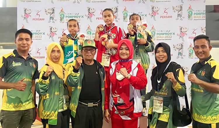 Atlet peraih medali di Porprov Riau 2022