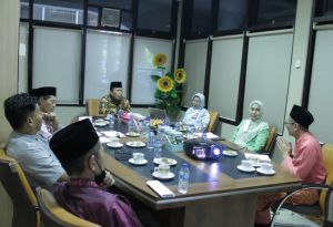 Pertemuan Bupati Rohul dengan Dispersip Riau