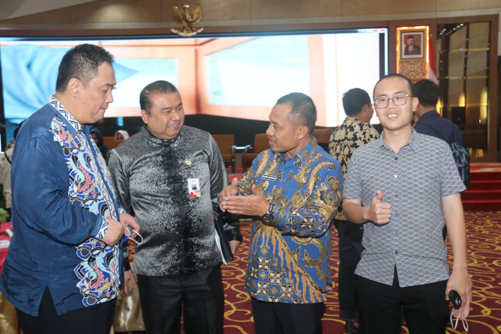 Wakil Bupati Bengkalis Bagus Santoso pada acara Riau investment forum