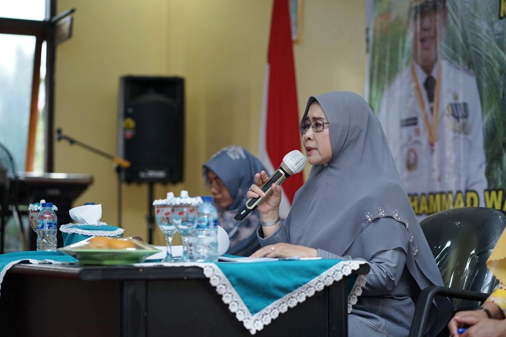 Ketua Gerakan Satu Hati (GSH) Kabupaten Indragiri Hilir, Zulaikhah Wardan