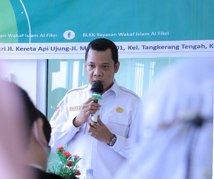 Pj Wali Kota Pekanbaru Muflihun saat sambutan BLK Multimedia Riau, Rabu (30/11/2022). Foto: Istimewa.