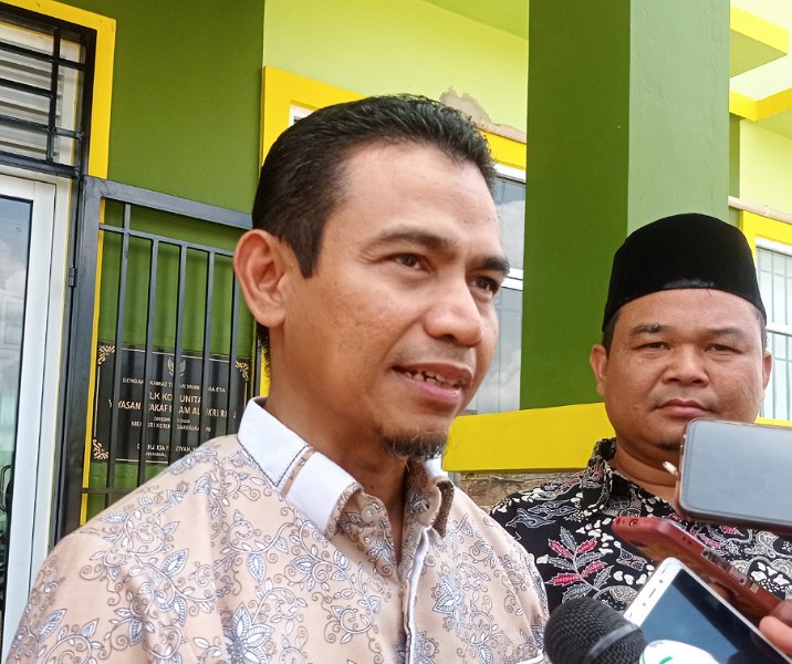 Pembina Yayasan Wakaf Islam Al Fikri Riau Hendri Munief. Foto: Surya/Riau1.