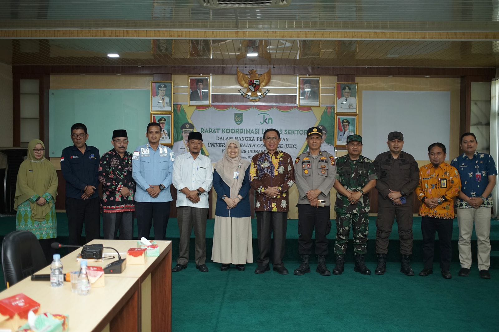 Bupati Inhil bersama Forkopimda dan OPD terkait