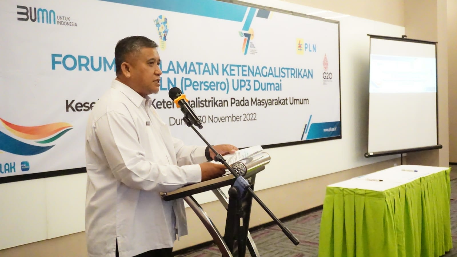 Saat Forum Keselamatan Ketenagalistrikan di Dumai