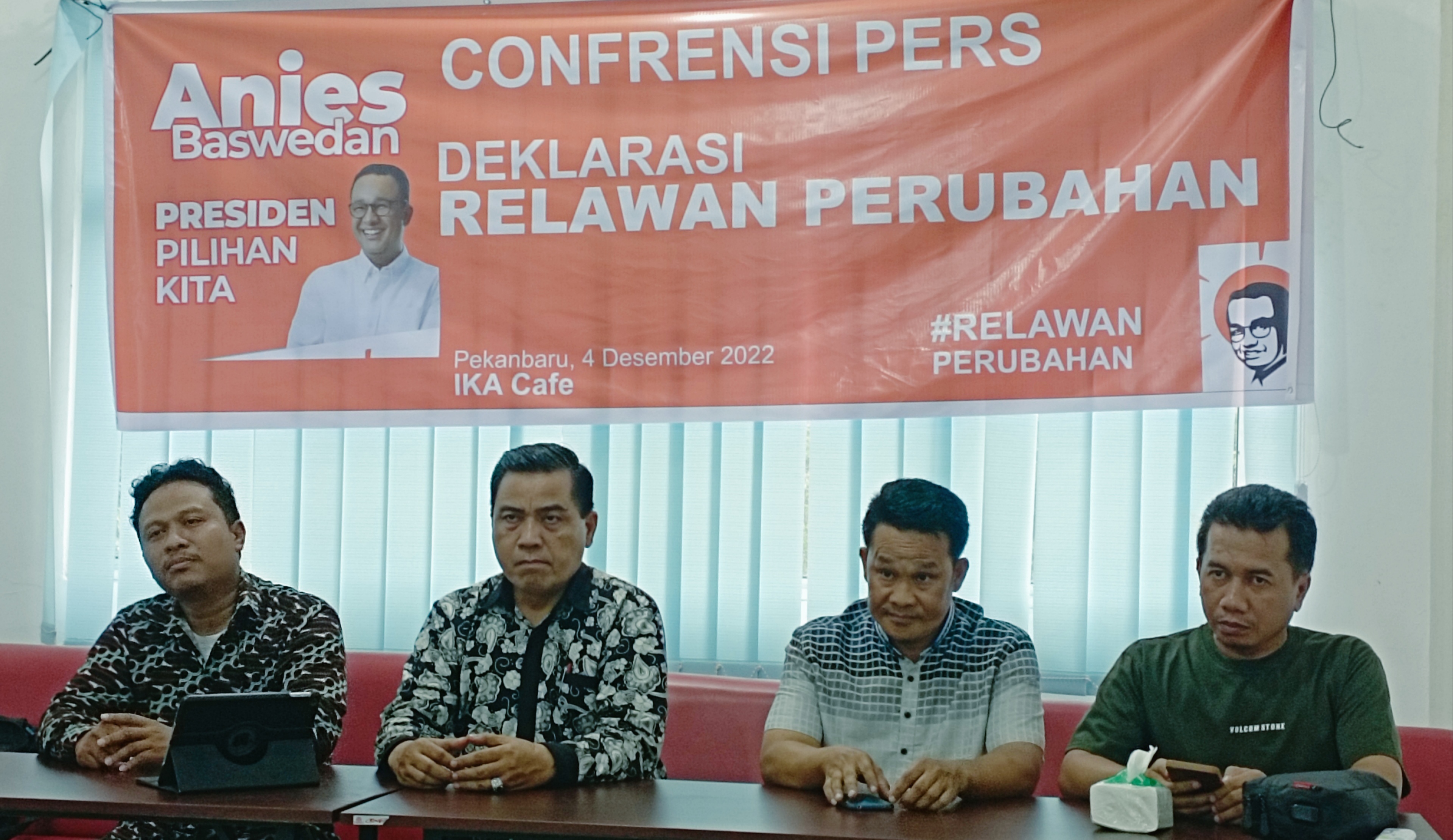 Konferensi Pers Persiapan Deklarasi Relawan Perubahan