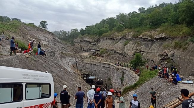 Lokasi tambang batu bara yang meledak