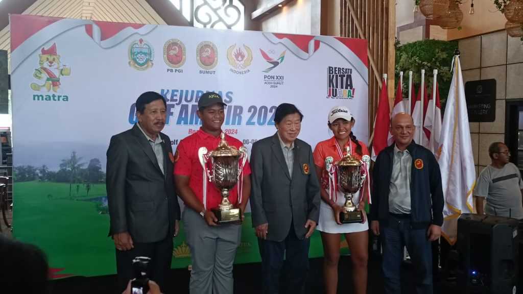 Atlit Riau Anugrah Baginda,  Raih 3rd Runner Up pada Kejurnas Golf Amatir 2022 di Sumut