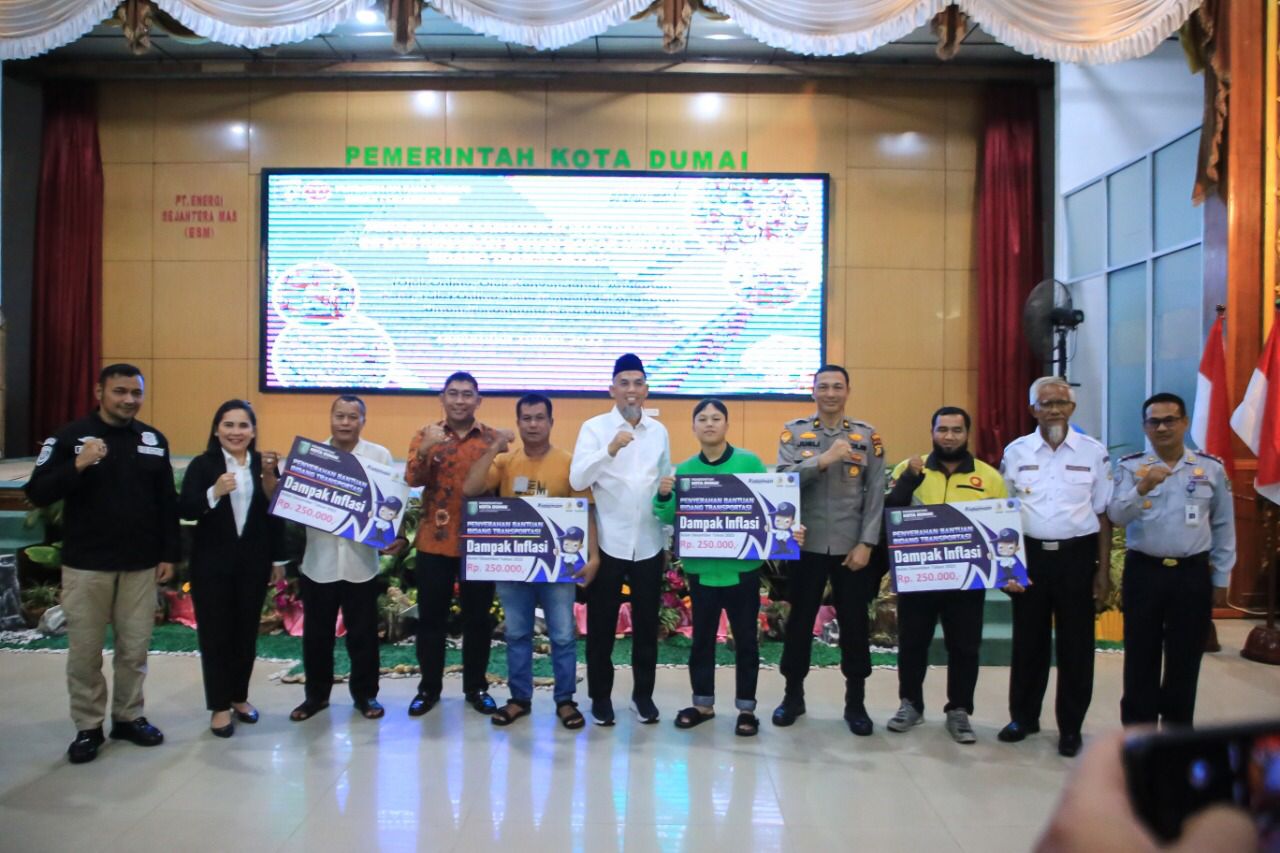 Perwakilan penerima Bansos di Kota Dumai