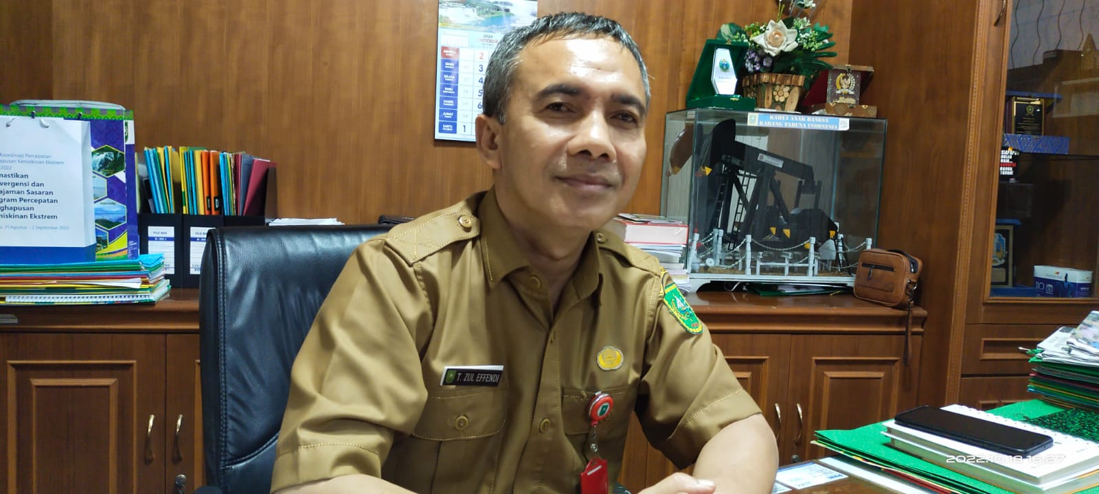 Kepala Dinas Sosial Provinsi Riau T Zul Efendi