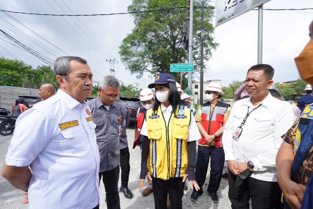 Gubri tinjau jalan rusak akibat pembangunan IPAL