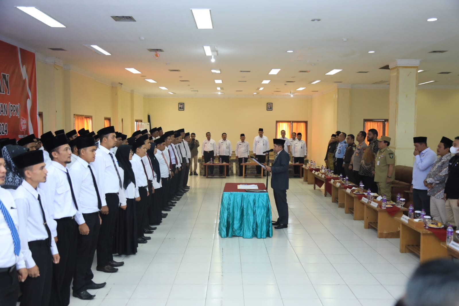 Pelantikan PPK se Kabupaten Rokan Hulu