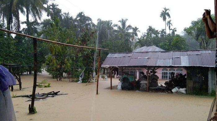 kawasan terdampak banjir/Foto: Tribun Padang