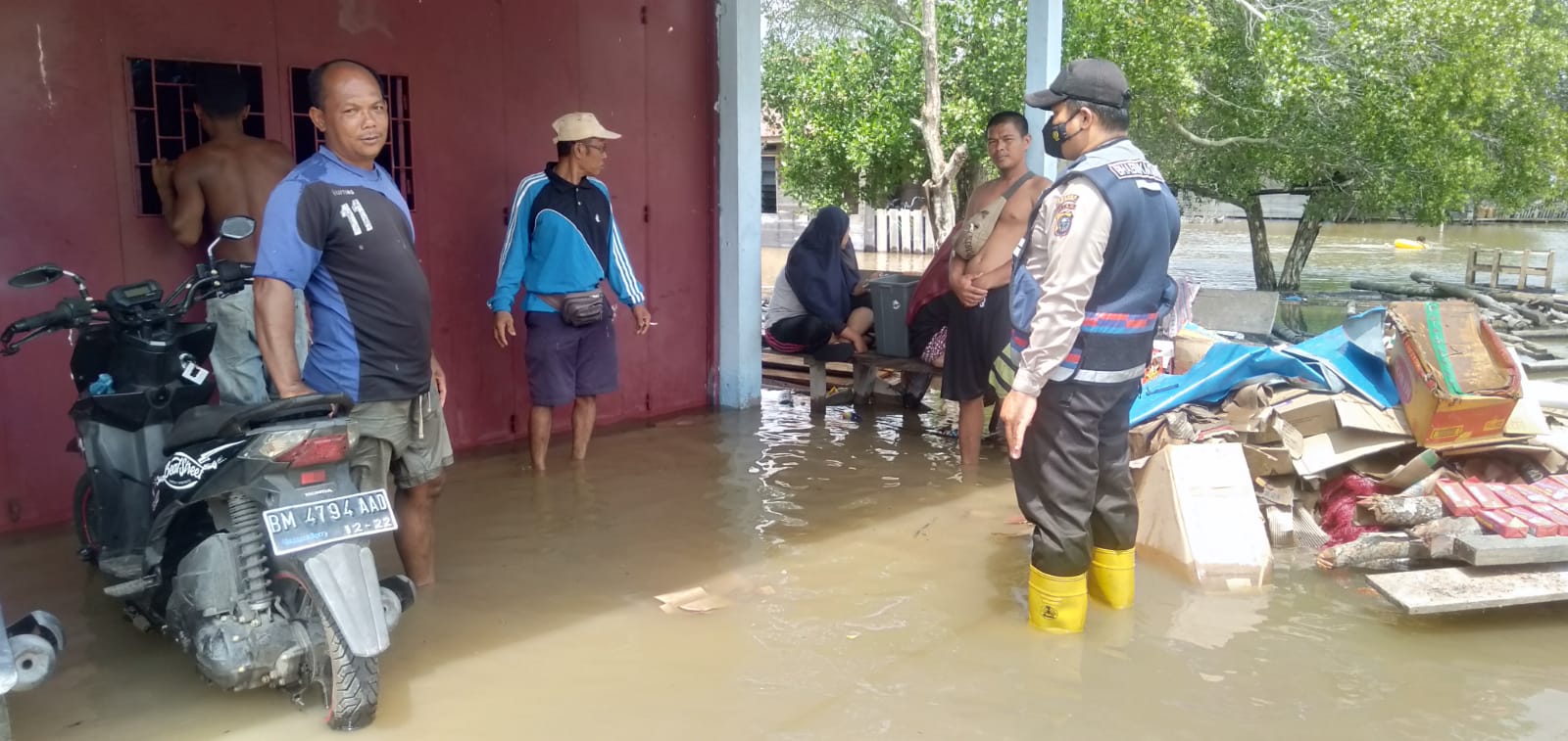 Banjir Rob di Kepulauan Meranti/Net