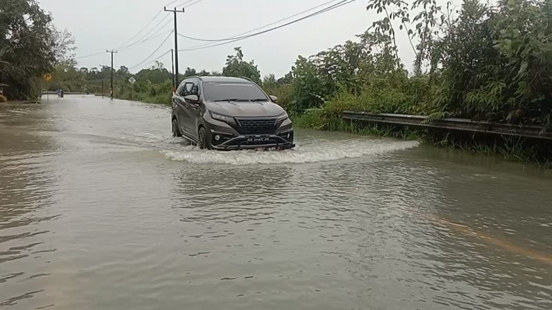 Kawasan yang terdampak banjir/(Foto:Ulasan.co)