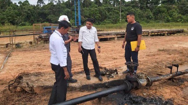 Lokasi ledakan di kawasan PT BSP