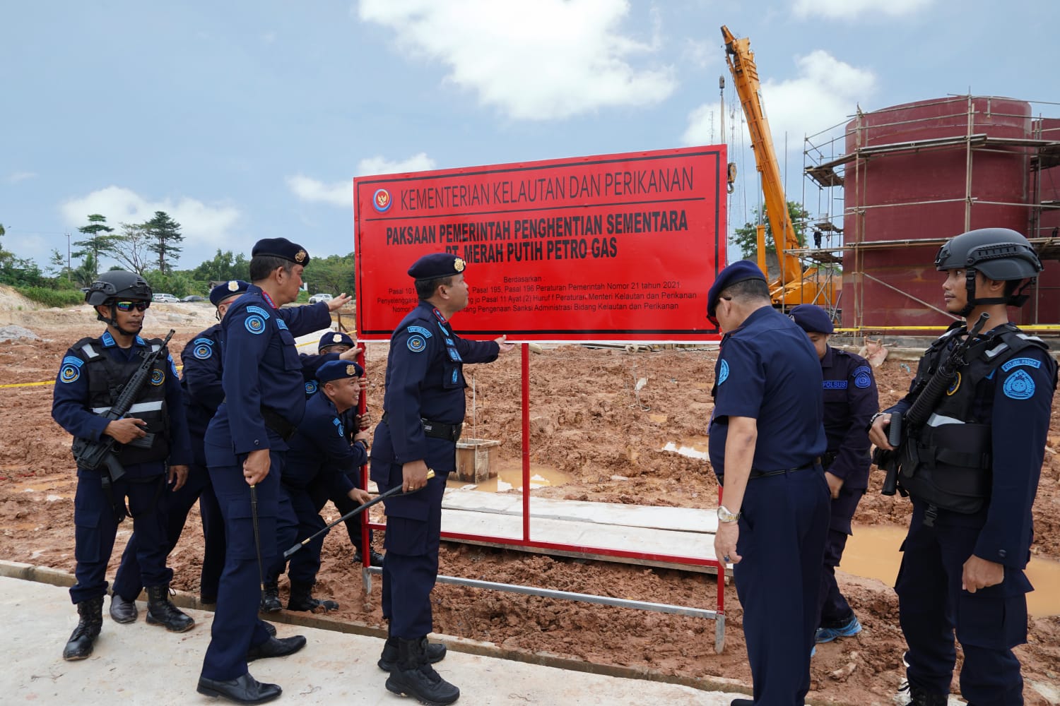 Proses penghentian proyek reklamasi di Kepri