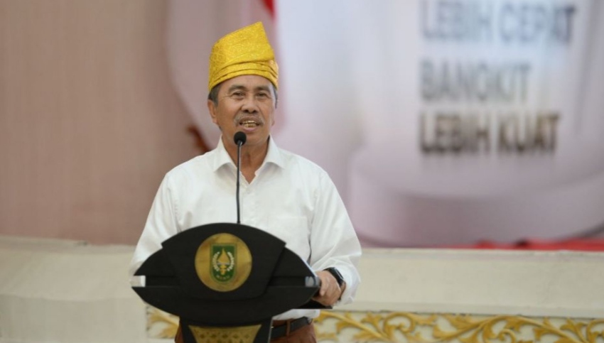 Gubri Syamsuar lepas delegasi Riau di HPN 2023