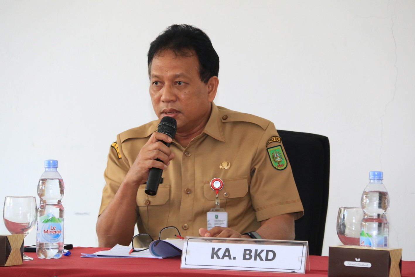 Kepala Badan Kepegawaian Daerah (BKD) Riau Ikhwan Ridwan