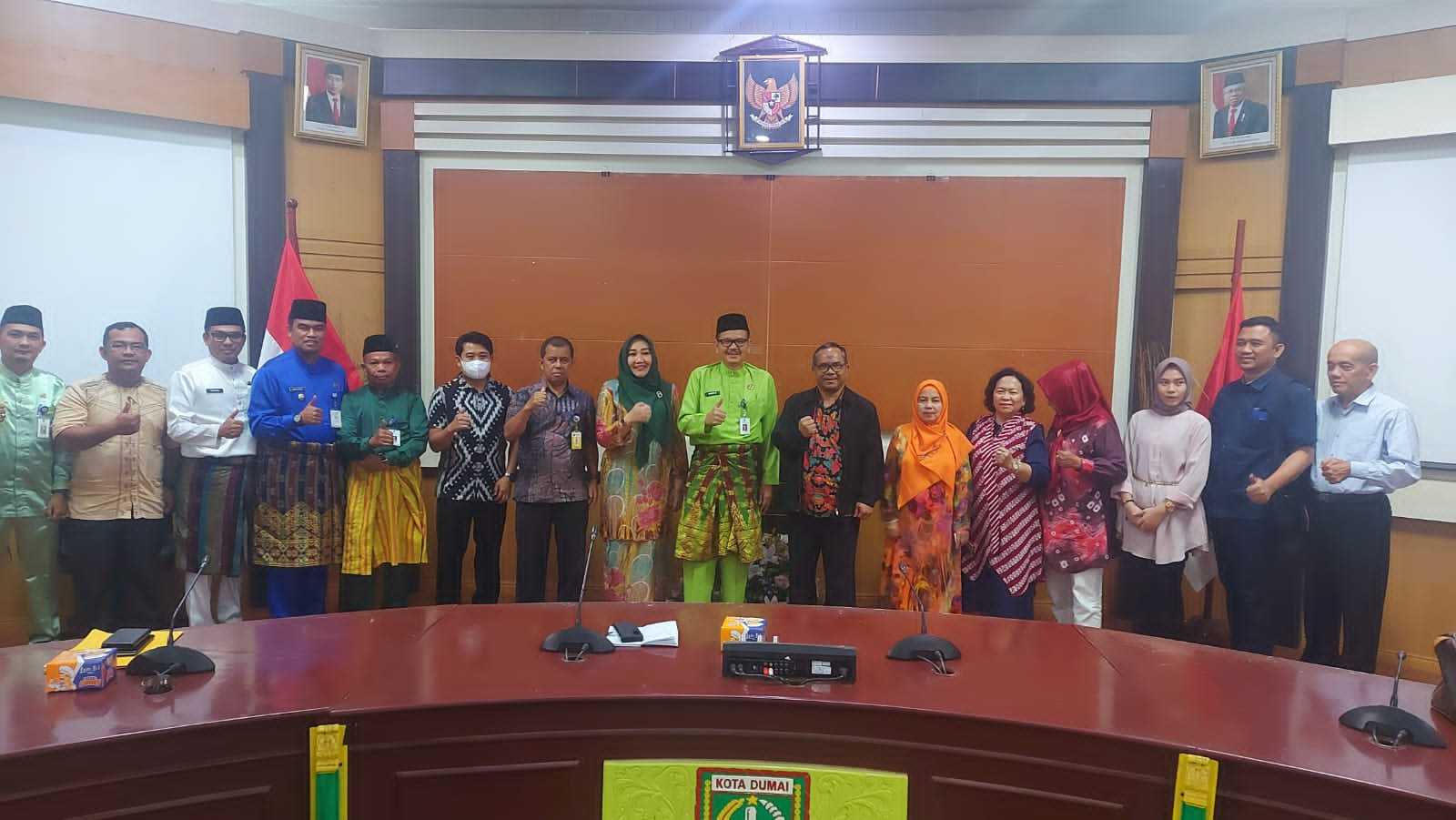 Usai pertemuan Sekdako Dumai dengan Tim USU