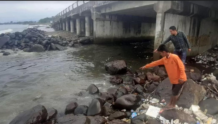 Lokasi penemuan mayat bayi/Net