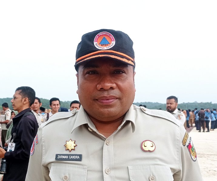 Kalaksa BPBD Pekanbaru Zarman Candra. Foto: Surya/Riau1.