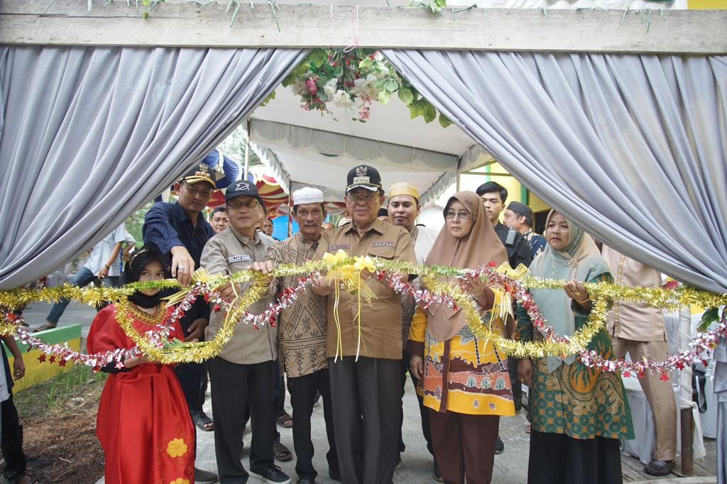 Perrsmian lumbung pangan Gapoktan Lemang Jaya Desa Kuala Lemang