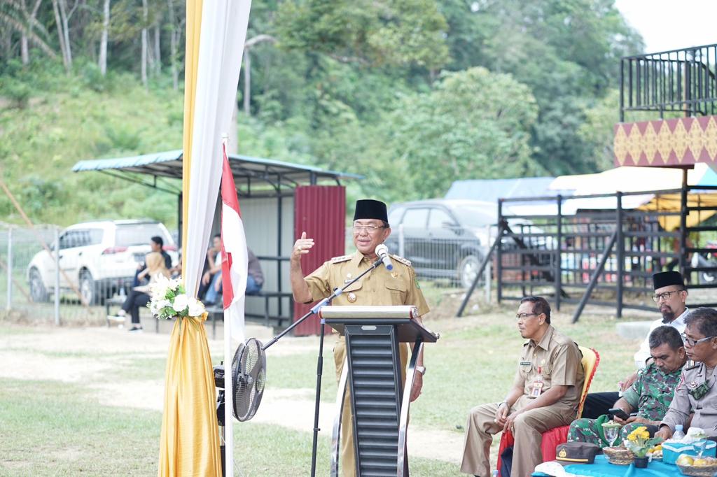 Bupati Indragiri Hilir, HM Wardan dalam arahannya