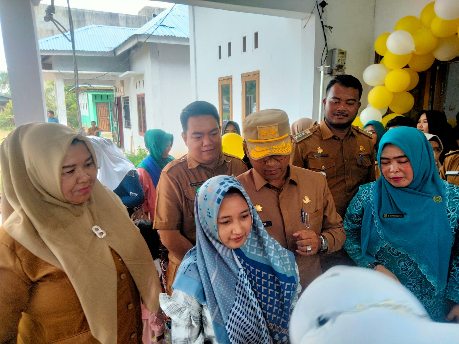 Imunisasi polio di Bangko ditinjau Sekda Rohil