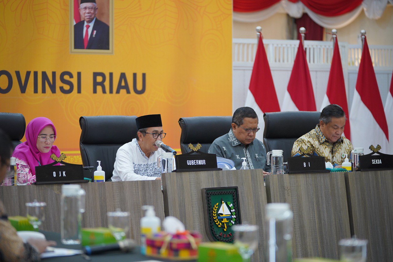 Rapat persiapan Gernas BBI di Riau