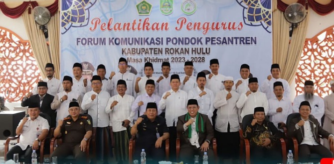 Usai pelantikan pengurus FKPP Rokan Hulu