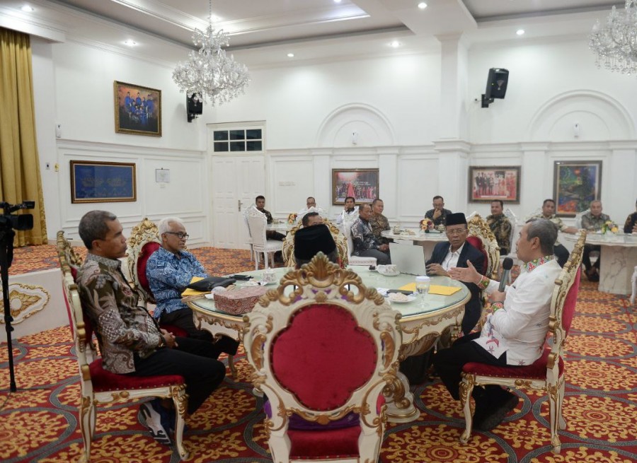 Pertemuan Gubri Syamsuar dengan BP Pembentukan Kabupaten Rokan Darussalam