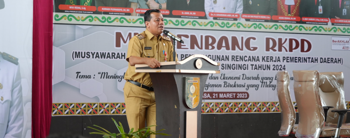 Plt Bupati Kuansing, Suhardiman Amby buka Musrenbang Kunsing