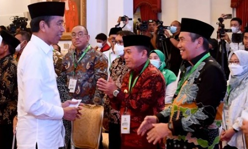 Gubri Syamsuar bersama Presiden Joko Widodo