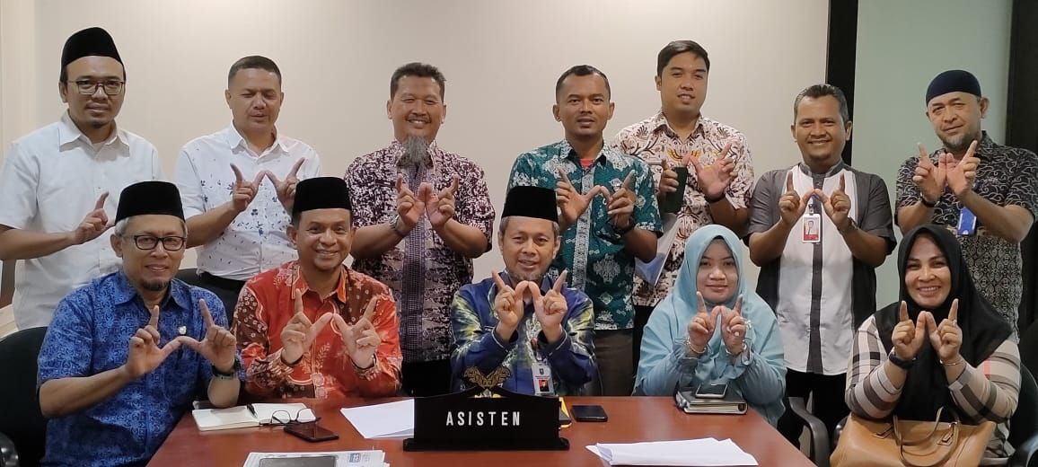 Rapat pembahasan wakaf uang ASN Pemprov Riau