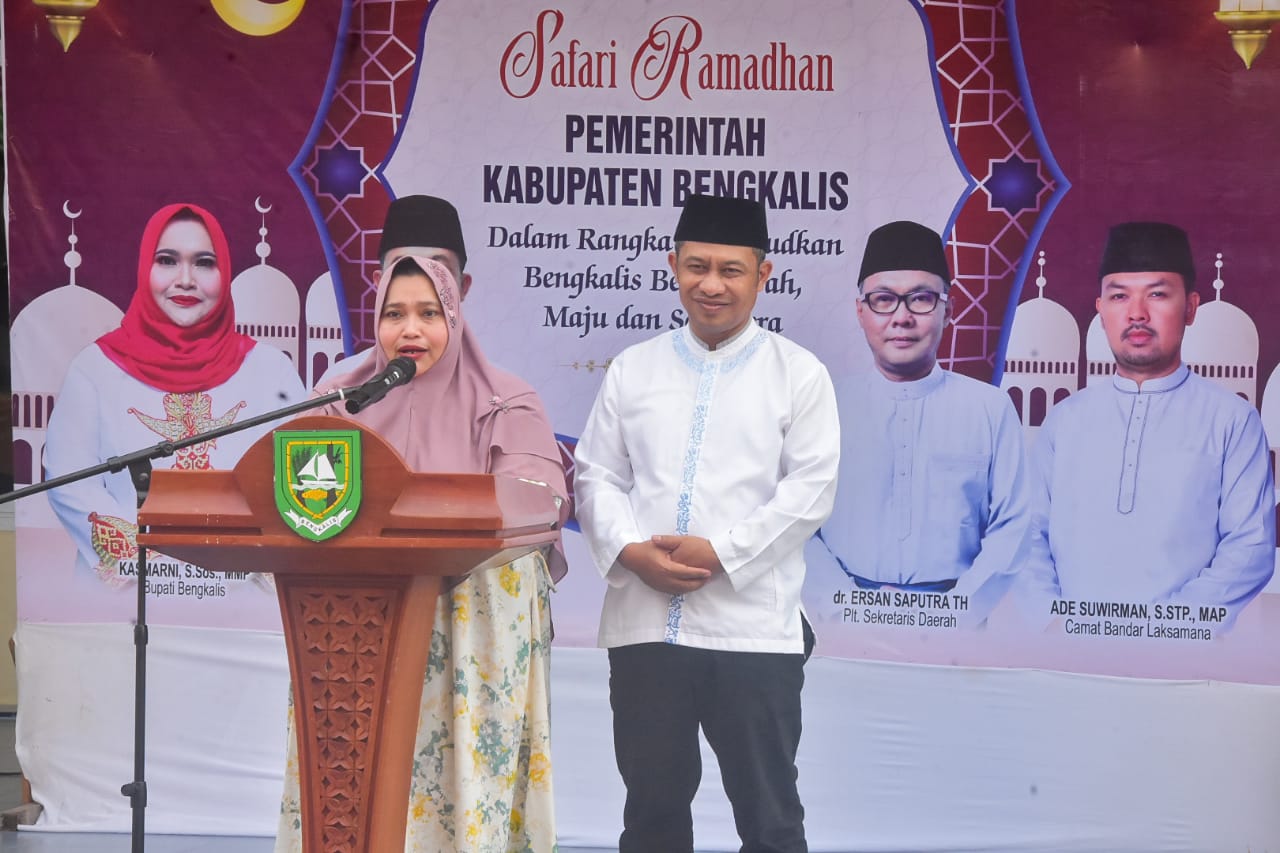 Bupati Kasmarni safari ramadhan di Bandar Laksamana