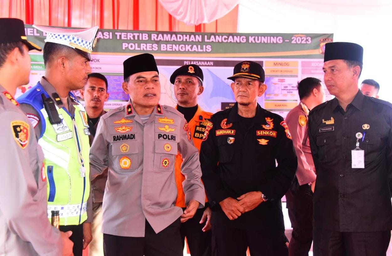 Wakapolda Riau, Brigjen Pol Kasihan Rahmadi kunker di Bengkalis