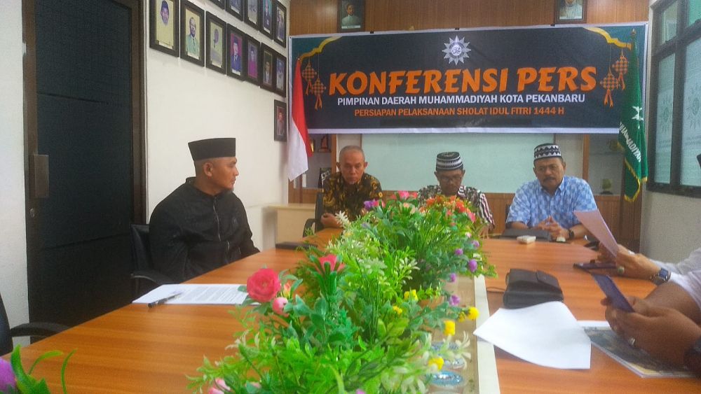 Konferensi Pers Muhammadiyah Pekanbaru