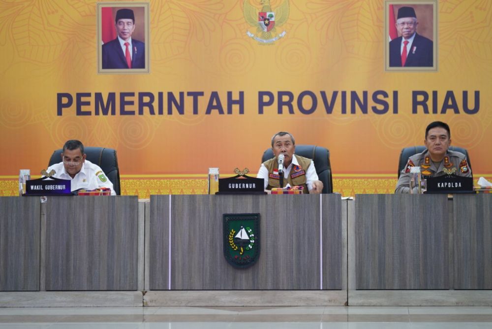 Rakor penanganan karhutla Riau