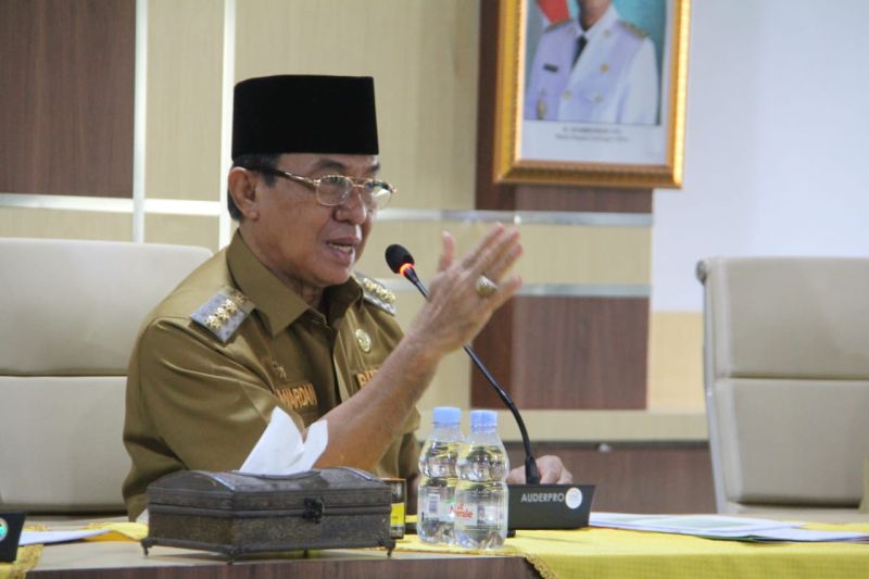 Bupati HM Wardan dalam arahannya