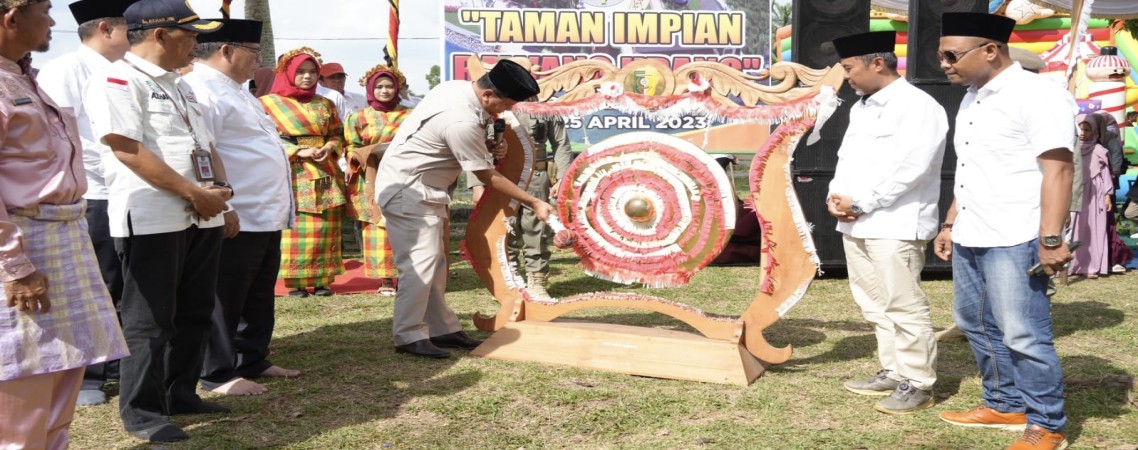 Plt Bupati Kuansing resmikan Taman Impian Rawang Udang