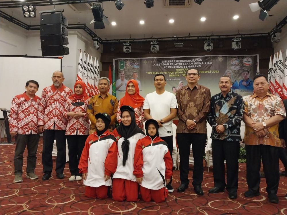 Pelepasan atlet SOIna Riau