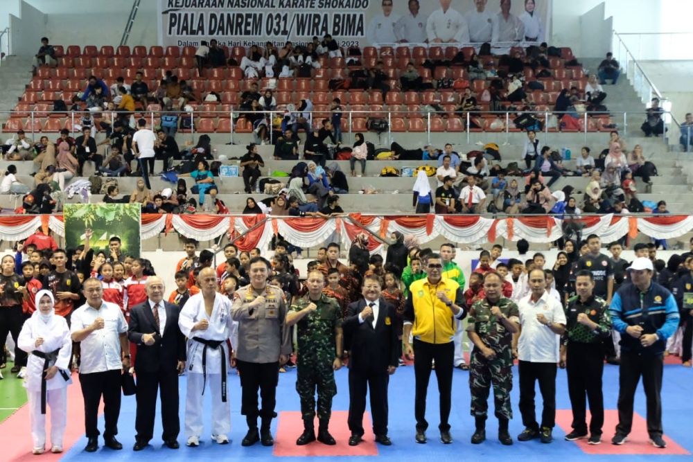 Pembukaan Kejurnas Kareta Shokaido di Pekanbaru