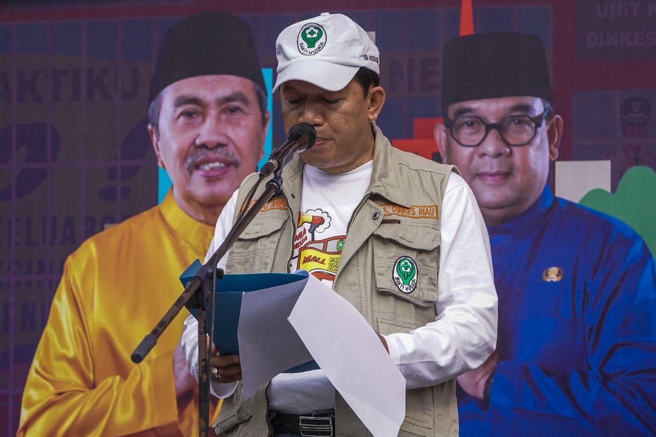 Kepala Dinas Kesehatan Provinsi Riau Zainal Arifin