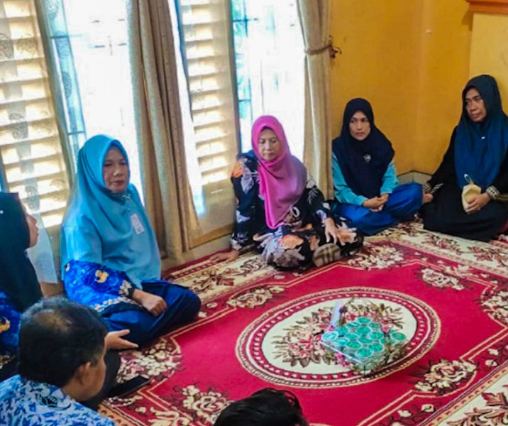 Disketapang Pekanbaru saat sosialisasi program Kampung Pangan di Kecamatan Bukit Raya pada 22 Mei 2023. Foto: Istimewa.