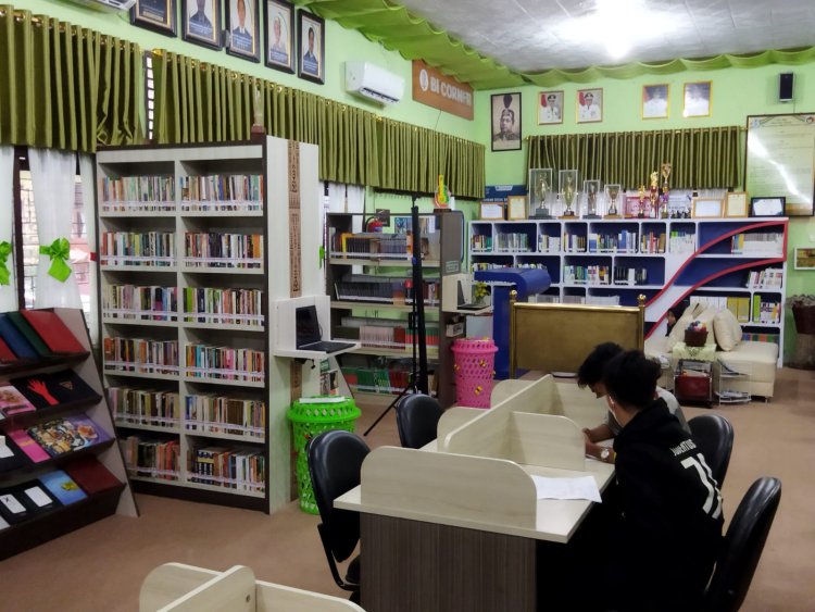 Salah satu Perpustakaan Sekolah di Riau